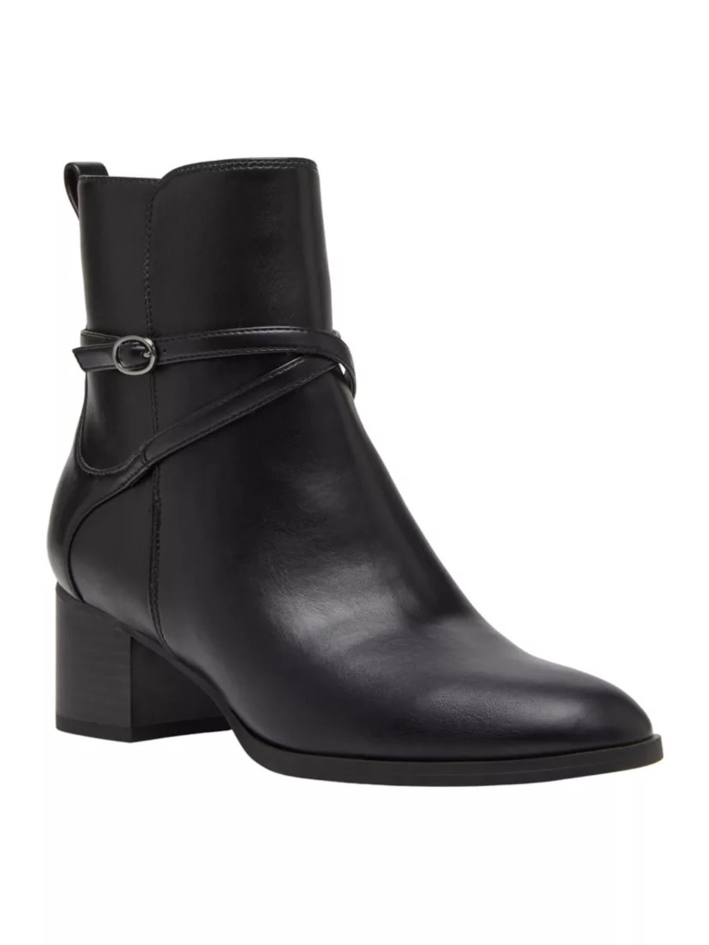 Anne klein Moore low heel black ankle boots new in box sz 10 m